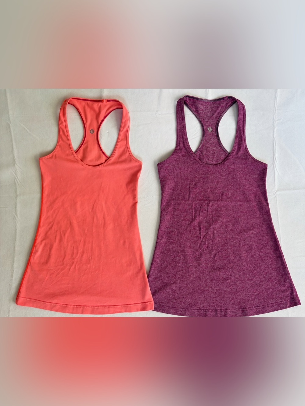 Lululemon Cool Racerback Reversible Tank Top Bundle Size 4